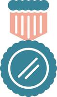 Medal Flat Shape Mark vector
