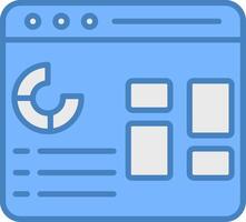 Dashboard Compact Visual Symbol vector