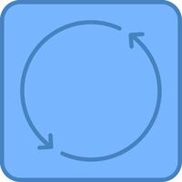 Refresh Interactive Visual Piece vector