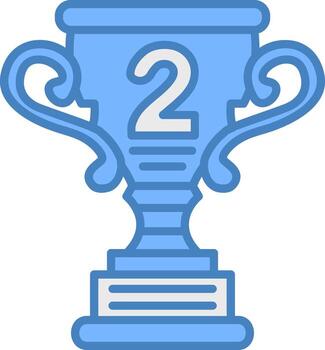 2nd Prize Colorful UI Mark vector