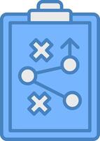 Strategy Flat Badge Graphic vector