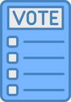 Voting Listing Intuitive Design Badge vector