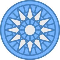 Mandala Bold Frame Object vector