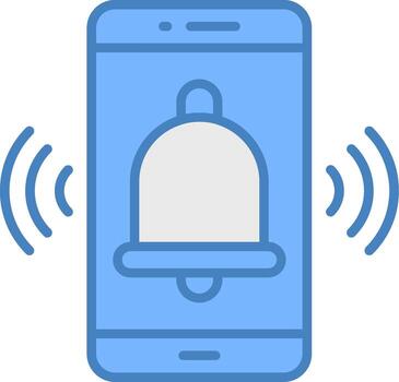 alerta plano forma marca vector