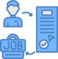 Hiring Streamlined UX Object vector