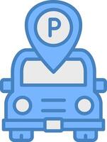 Parking Digital Visual Form vector