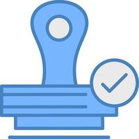 Stamp Clean UI Feature vector