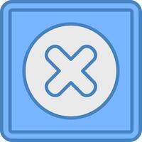 Rejected Clean Line Pattern vector