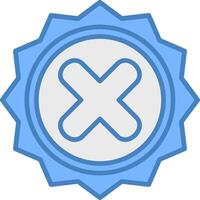 Rejected Future Icon Badge vector