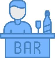 Bar Geometric Badge Mark vector