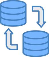 Data Collection Simple Badge Piece vector