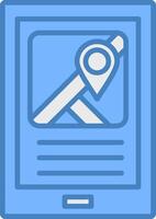 Map Elegant Grid Object vector