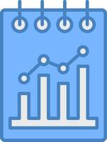 Analytics Modern Outline Symbol vector