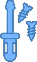 Screwdriver Bright Shape Token vector