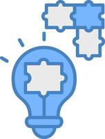Problem Solving Ultra Thin Sketch vector