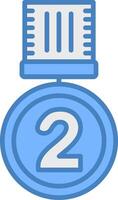 2nd Prize Digital UX Symbol vector