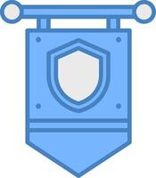 Banner Bright Shape Token vector