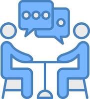 Meeting Subtle Grid Emblem vector