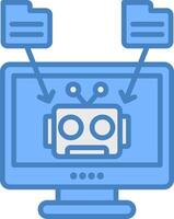 AI Computer Robotics vector