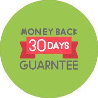 30 Days Sleek Shape Unit vector