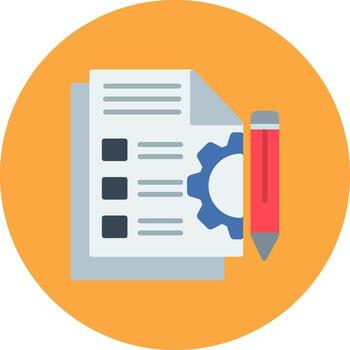 documento resumen visual simbólico vector