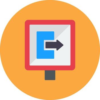 salida puerta móvil aplicación objeto vector