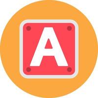 Letter A Digital UX Symbol vector