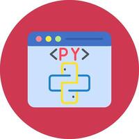 Python Urban Frame Badge vector