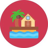 Resort High Detail Sketch vector