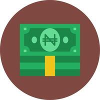 Naira Digital UX Symbol vector