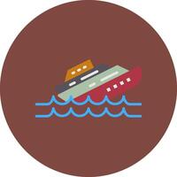 Sinking Urban Sketch Token vector
