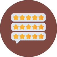 Star Rating Urban Sketch Symbol vector