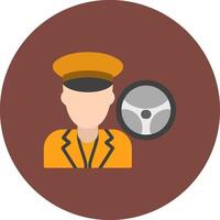 Taxi Driver Crisp Visual Unit vector