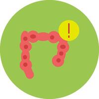 Large Intestine Dynamic Badge Mark vector