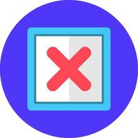 Cancel Light Tone Symbol vector