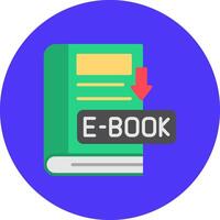 Ebook Balanced Icon Badge vector