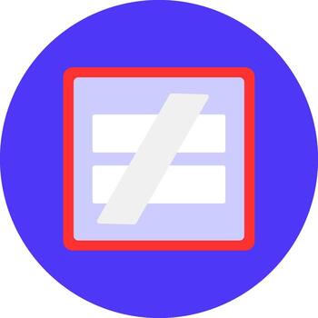 Not Equal Artistic Grid Pattern vector