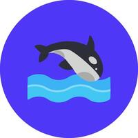 Orca Subtle Frame Sketch vector