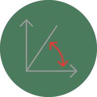 Angle Refined Line Symbol vector