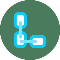 Hyperlink Gradient UX Element vector