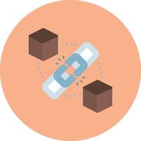 Blockchain Core Design Token vector