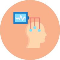Electroencephalogram Tech Sketch Unit vector