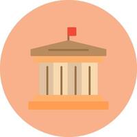 Historic Site Bright Shape Token vector