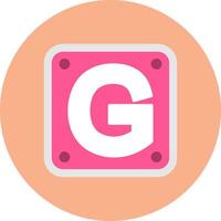 Letter G Core UX Piece vector