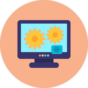 proceso plano forma marca vector