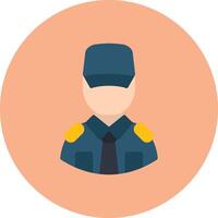 Security Man Bright Grid Object vector