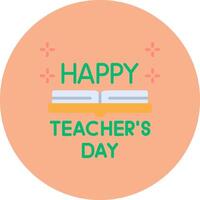 Teachers Day Bright Grid Object vector