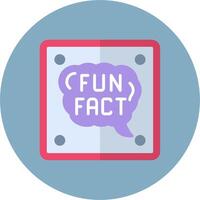 Fun Fact Detailed Line Badge vector