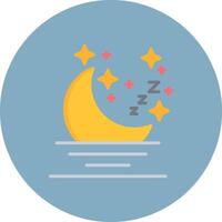 Moon Bright Shape Token vector