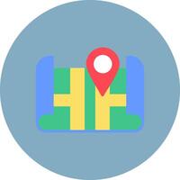 Map Soft Line Piece vector